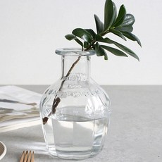 투명한 유리 화병 엔틱한 디자인 다용도 장식 유리병, 그린