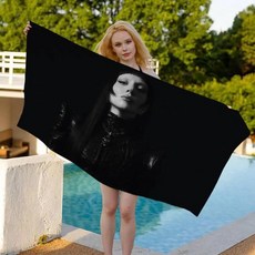 클래식 담요 빠른 건조 비치 타월 대형 프린팅 초흡 수영장