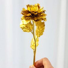 더라임코리아 금 카네이션 골드 꽃 어버이날 스승의날 DIY 만들기 재료, 1개