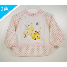 愛力兒寶寶童裝屋Alee Baby 鞦韆熊圍兜衣, 粉色, 1個