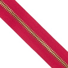 메탈 지퍼 3호 골드 50cm 모음, 261-PINK