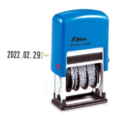 도장 일부인 자동스탬프 흑 월숫자로표기 홀더랜덤 S-400 59000EA 1EA, 본상품