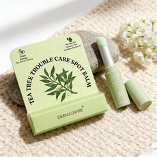 DERMASHARE 茶樹精油舒緩棒 3.5G，舒緩保濕，鎮定肌膚，平衡油脂，輕巧方便攜帶, 1件, 3.5g