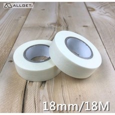 ALLGET 美紋紙膠帶 油漆防護 藝術塗裝 烤漆用膠帶, 1個, 寬度:18mm(一組2入）