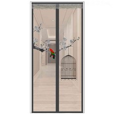 새장 디자인 방문 모기장(100x220cm) 현관 자석 방충망 모기장 방충망 현관모기장 현관방충망 방문모기장 +Y0707JS, ##상품선택@