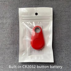 애완 동물 추적기 EW 스마트 블루투스 분실 방지 장치 GPS 키 어린이 지갑 가방 휴대 전화 위치, [06] Water Drop-Red, 1개