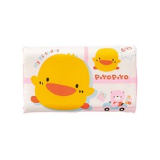 黃色小鴨 幼童波浪乳膠枕 舒適透氣 支撐頸椎 寶寶好眠, 粉色