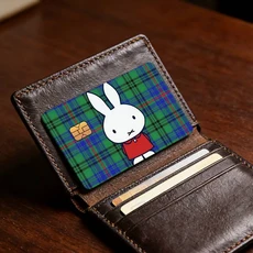 만화 토끼 귀여운 M-Miffy n-nijntje 장식 고급 카드 스티커 직불 신용 은행 스킨 커버 선물 학생용, 01 18x13.5CM, 09 z12