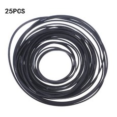 1mm width 45-130MM 믹스 카세트 테이프 기계 벨트 다양한 일반 사각형 고무 벨트 레코더 및 DVD 드라이브와 호환 가능, Black, 4NB402550_李运高