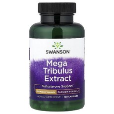 스완슨 Mega Tribulus Extract 트리뷸러스 250mg 120정, 1개