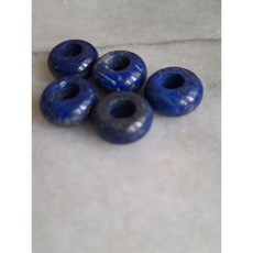 阿富汗青金石14mm大孔平安扣跑環 (單顆), 1個