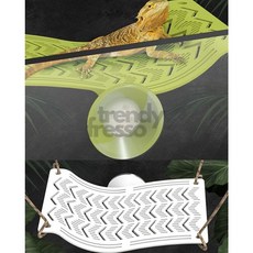 파충류 사육장 쉼터 게코 도마뱀 침대 흡착판 ABS소재, 대형화이트