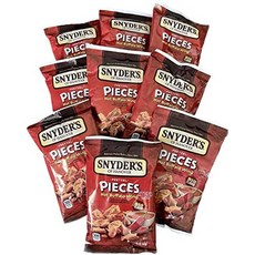 스나이더 오브 하노버 핫 버팔로 윙 조각 2.25 온스 (9개 팩) Snyder of Hanover Hot Buffalo Wing Pieces 2.25 Oz (Pack of 9), 63g, 1개
