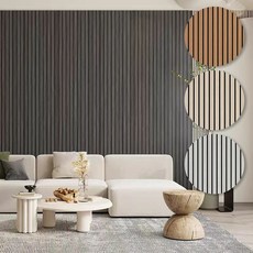 하루꿈 템바보드 습기 방지 대형 벽지 셀프 접착식 인체리어 풀없이 도배지 단열벽지 곰팡이벽지, 그레이 02