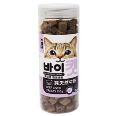 韓國 BY CAT 貓咪牛肝凍乾零食 110g, 1個, 牛肝