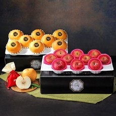 달찐과일 과일선물세트, 1박스, 사과배 고급세트 8.5kg (배5kg+사과3.5kg)
