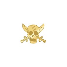 ONE PIECE 원피스 샹크스 해적기 골드 핀즈 Vol.4, 1개