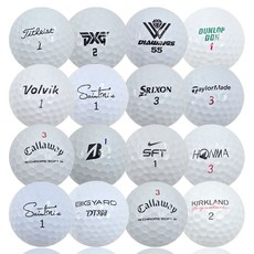 에코골프 실속형 AA-급 유명브랜드 로스트볼, 4개, 10개입, 화이트