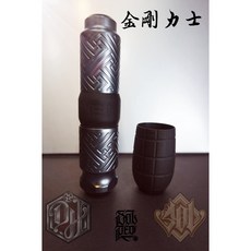 DH TATTOO SUPPLY SOL PEN II 金剛力士 刺青筆 - 線圈回饋力量, 1個, 水藍銀灰黑*SOLPENII金剛力士*, 水藍銀灰黑