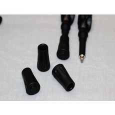 스키폴바스켓 스노우 그립 하이킹 스틱 팁 경량 눈 지지대, 1개, 라운드 풋 커버 1개