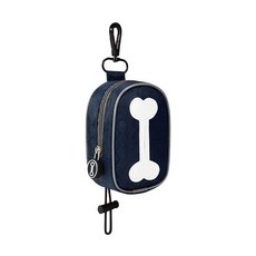 랜보어 반려동물 휴대용 뼈다귀 풉백, 네이비, 1개입, 1개