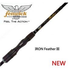 Fenwick Feather III 鐵羽 釣竿, 1個, IFS762L MICRO JIG直柄