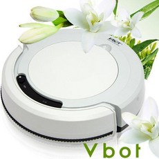 Vbot 智慧型掃地機器人，具備茉莉綠茶香氛功能，輕薄機身設計，高效清潔模式，適合多種地板材質，自動回彈緩衝保護家具