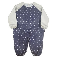 아동 전신미술가운 배색형, 곤색회색별