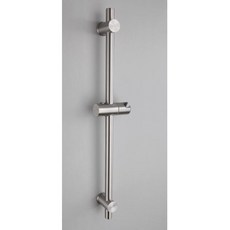 SUS304不鏽鋼淋浴升降桿 伸降桿 滑桿掛座 浴室配件 淋浴花灑升降桿 升降架 滑桿, 66cm不鏽鋼(按壓)蓮蓬頭掛座升降滑桿