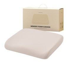 말랑하니 임산부 방석 산모 체중분산 도넛 방석, 화이트 베이지