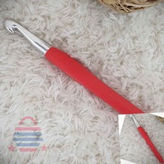 실리콘 코바늘 8mm 코바늘뜨기 손뜨개바늘