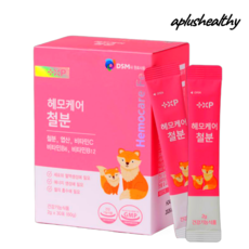 여성 어린이 철분제 아기 임산부 변비없는 헤모힘 헤모키즈철분 비헴철, 1박스, 30정