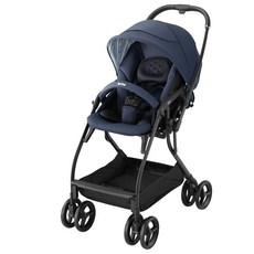 Aprica 愛普力卡 RunRun超輕量雙向四輪自動定位嬰幼兒手推車, 深海藍
