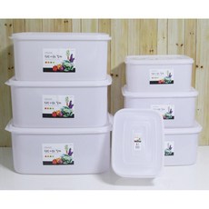 1리터 밀폐 저장용기 김치 반찬 담는 통