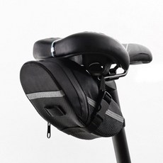 새들백 공구 방수 케이스 파우치 자전거 안장 가방 자전거가방 자전거용품 바이크용품 방수팩, 1개, 블랙