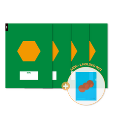 뮤고랑 초등 저학년 알림장 넓은칸 고급 노트 공책 4개 세트