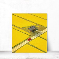 마지아갤러리 풍경화 금전운 거실그림 방꾸미기 캔버스 인테리어액자 내고향 S 31x41cm