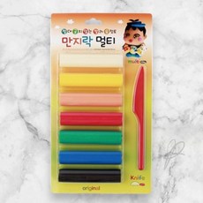 베스트피플 만지락 멀티 칼라 유점토 7색 부드러운점토, 흰색,노랑,살색,빨강,초록,파랑,검정, 7개