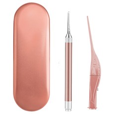 發光挖耳勺組 挖耳神器 掏耳朵清潔工具 發光耳勺 LED照明 掏耳棒 安全舒適, 1個, 1個裝