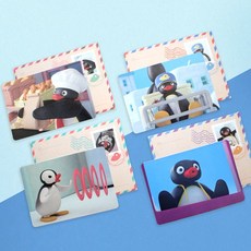 핑구 미니포토엽서(3D) 4종 택1, 1개, 베이커리