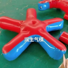 튼튼함이 달라요! 공기만 넣으면 완성되는 만능 에어 놀이터 기구 놀이공원 야외 장난감, 5. 불가사리 2m 더블 마감