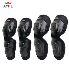 摩托車騎行護具防爆防摔防撞防震護具極限運動輪滑護膝護肘短款, 1個, 黑色均碼