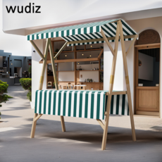 wudiz 접이식 플리마켓매대 가판대 진열대, 1개, 그린 가로150cm