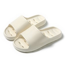 쏠트홍 미끄럼방지 물빠짐 EVA 욕실화, 화이트, 1개