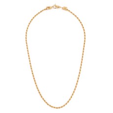 엠마누엘레비꼬끼 스몰 골드 로프 체인 네크리스