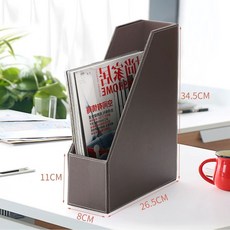 책상밑서랍 데스크정리 트레이 수납함 서랍장 책상위, 1개, Q. 브라운 단일열 파일 홀더