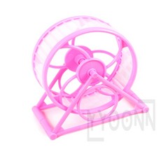 유니상점 4cm폭 햄스터 물레방아 회전 바퀴 원형바퀴 휠, 랜덤, 1개