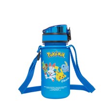 Pokémon 寶可夢兒童水壺 Pikachu, 藍, 1個, 350L