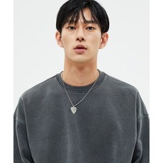 [소버먼트] 980G 피그먼트 맨투맨-차콜-