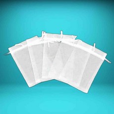 망사 선물 화이트 오간자 주머니 포장 보자기